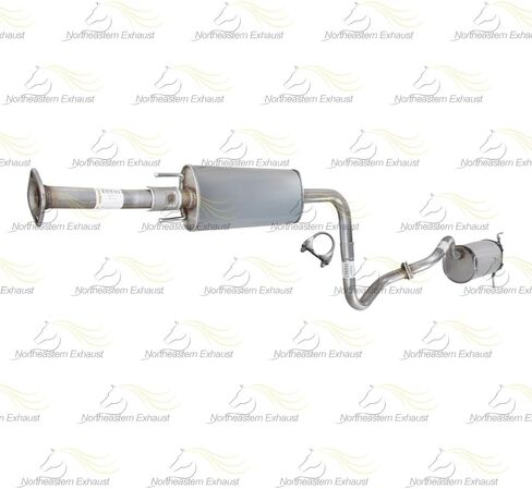 طقم عادم مرنان وكاتم للصوت متوافق مع 2007-2012 Nissan Sentra 2.0L | ستانلس ستيل | العادم الشمالي الشرقي | تتضمن مجموعة الحشايا والشماعات والمشابك ومجموعة البراغي الزنبركية مجانًا | تناسب مباشر in Saudi Arabia