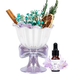 Essential Oil Diffuser Set, Natural Crystal Stone, Freesia Aromatherapy Diffuser, Home Fragrance, Reed Diffuser, for Bedroom, Bathroom, Shelf Decor in Saudi Arabia
