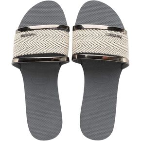 صندل نسائي من Havaianas You Rio Flip Flops بشريط على شكل حرف T - أزرق مائي، 9.5 in Kuwait