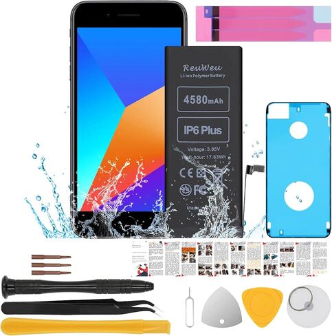 بديل ReuWeu لبطارية iPhone 11 مقاس 6.1 بوصة لجميع شركات النقل ذات السعة المحسنة مع مجموعة أدوات الإصلاح in Kuwait