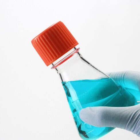 قارورة إرلينماير بلاستيكية معقمة سعة 1000 مل مع غطاء بفتحات تهوية، مغلفة بشكل فردي، عبوة من قطعة واحدة in Kuwait