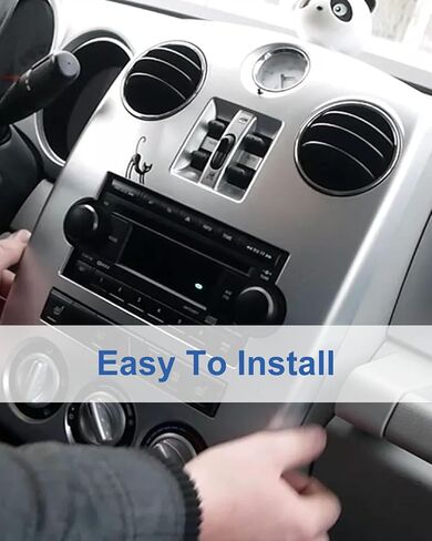 4 قطع مكيف هواء لوحة القيادة الأمامية متوافق مع Ford F150 2004 2005 2006 2007 2008، يستبدل 8L3Z-19893-BA 8L3Z19893BA أسود in Saudi Arabia