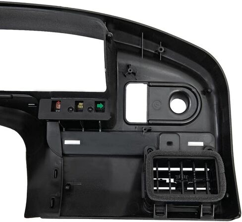 لوحة زخرفة مجموعة راديو بإطار داش، متوافقة مع Ford F250 F350 Super Duty 1999-2004، بدون فتحة، إطار لوحة القيادة، أسود in Saudi Arabia