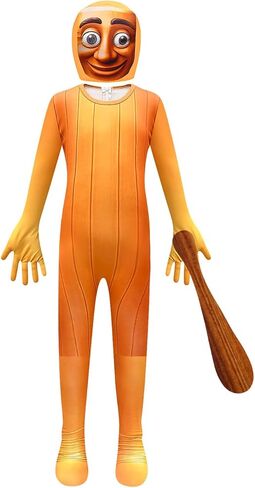 Kids Brainrot Bodysuit Game Funny Jumpsuit Cosplay Dress Up for 5-12 Years Boys in Saudi Arabia