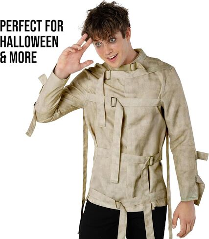 Morph Straight Jacket For Adults, Men's Straight Jacket Costume, Halloween Costumes For Men in Saudi Arabia