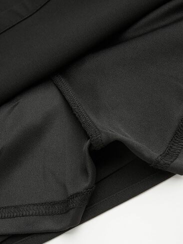 CIDER تنورة صغيرة ملفوفة بعقدة على شكل فيونكة صلبة متوسطة الخصر مبطنة بقماش منسوج قابل للتمدد قليلاً، تنانير قصيرة للنساء in Kuwait