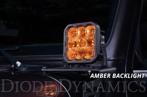 جراب LED رياضي أصفر من Diode Dynamics SS5 (زوج)، قيادة صفراء رياضية in Kuwait