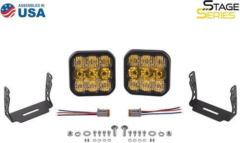 جراب LED رياضي أصفر من Diode Dynamics SS5 (زوج)، قيادة صفراء رياضية in Kuwait