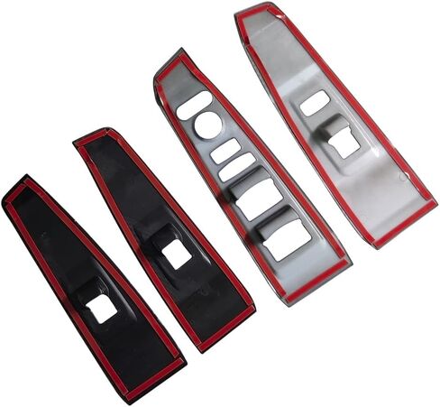 Compatible with 2023 2024 2025 Honda Accord Accessories Door Window Switch Panel Cover Window Control Button Trim for (Carbon Style No Seat Heating Buttons) in Saudi Arabia