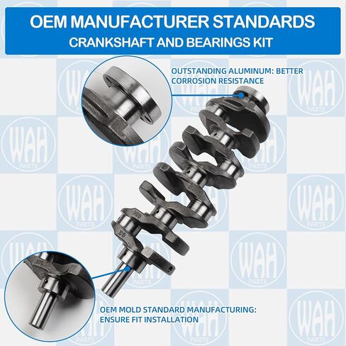 23111-2G200 مجموعة العمود المرفقي والمحامل المتوافقة مع 2011-2019 Hyundai Sonata 2012-2019 Kia Sportage 2011-2016 Kia Optima 2.4L 23111-2G230 in Saudi Arabia