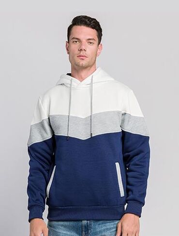 بدلات رياضية رجالية من Lavnis بدلات رياضية بغطاء للرأس مكونة من قطعتين ملابس كاجوال بقلنسوة in Kuwait