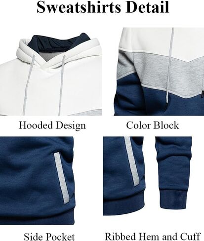 بدلات رياضية رجالية من Lavnis بدلات رياضية بغطاء للرأس مكونة من قطعتين ملابس كاجوال بقلنسوة in Kuwait