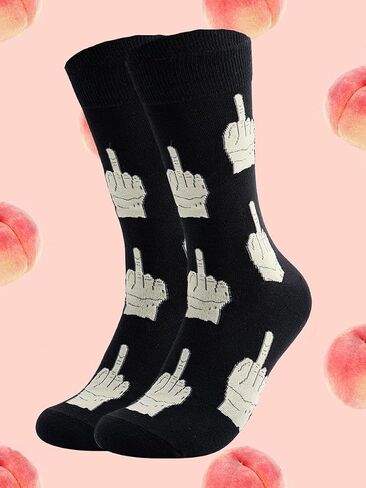 Men's Novelty Sock Crazy Funny Patterned Crew Socks Gift in Saudi Arabia