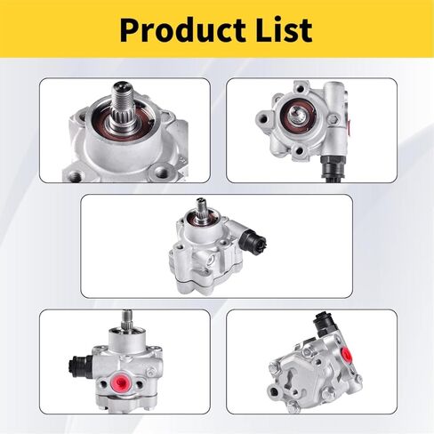 New Power Steering Pump Compatible with Ford Escape 2001-2004, Mazda Tribute 2001 2002 2003 2004 Sport Utility w/o Reservoir Replace # 21-5271, 78-8205, 55-5735, 50-7290, 36-717171 in Saudi Arabia