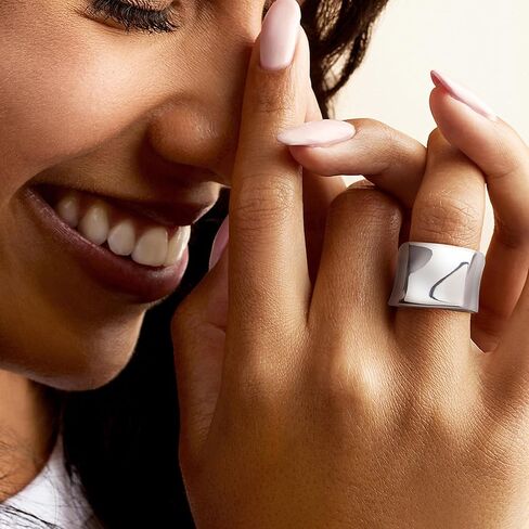 Ross-Simons Italian Sterling Silver Asymmetrical Square-Top Ring in Saudi Arabia