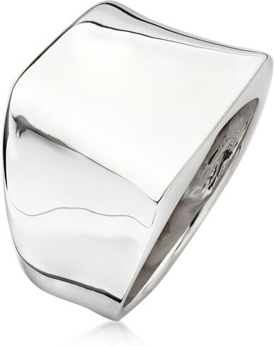 Ross-Simons Italian Sterling Silver Asymmetrical Square-Top Ring in Saudi Arabia