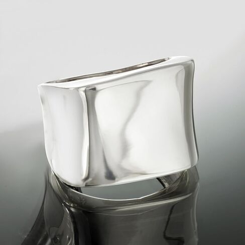 Ross-Simons Italian Sterling Silver Asymmetrical Square-Top Ring in Saudi Arabia