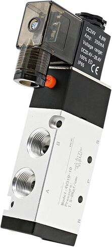 4V310-08 4V310-10 3 Way 2 Position 1/4" 3/8" Pneumatic Electric Solenoid Valve Gas Control Air Magnetic Valve 220V 110V 24V 12V(4V310-08,AC110V) in Saudi Arabia