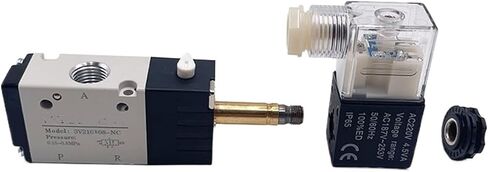3V310-08 3V310-10 1/4" 3/8" Thread Pneumatic Electric Solenoid Valve 3 Way 2 Position Gas Control Air Magnetic Valve(3V310-10,DC12V) in Saudi Arabia