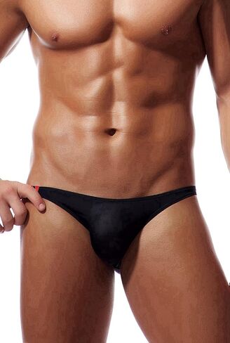 Men's Bikini Comfort Ice Silk Underwear Low Rise Briefs in Kuwait