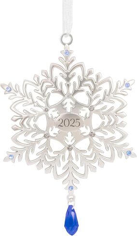 زينة عيد الميلاد هولمارك ندفة الثلج 2025، معدنية، هدايا ندفة الثلج in Saudi Arabia