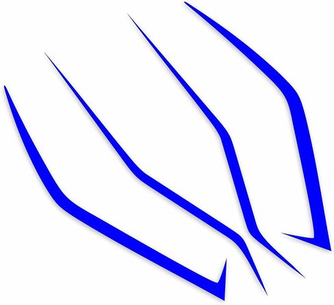 Awonderful Motorcycle Fairing Sticker Decal, Reflective Vinyl Decal with Strong Stickiness for Kawasaki Ninja400 H2 H2SX,4 Pcs Per Set (Green) in Saudi Arabia