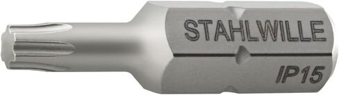Stahlwille 08162040 1/4 بوصة Torx Plus لقمة مفك براغي - مقاس IP 40، C 6.3 محرك سداسي خارجي، طول 25 مم - فولاذ مقسى ومقوى - صنع في ألمانيا لمسامير TORX PLUS الداخلية in Kuwait