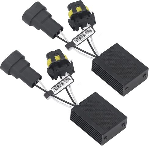 طقم تحويل LED للمصابيح الأمامية LED فك تشفير Canbus، لمبة فك ترميز الضوء عند إيقاف تشغيل مشكلة الخفقان خطأ مقاوم تحذير الكمبيوتر C14 9006 in Saudi Arabia