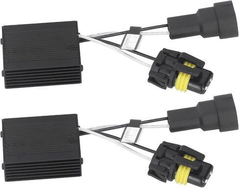 طقم تحويل LED للمصابيح الأمامية LED فك تشفير Canbus، لمبة فك ترميز الضوء عند إيقاف تشغيل مشكلة الخفقان خطأ مقاوم تحذير الكمبيوتر C14 9006 in Saudi Arabia