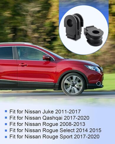 K201298 Suspension Stabilizer Bar Bushing Fit for Nissan Rogue 2008-2013 Rogue Select 2014-2015 Rogue Sport 2017-2020 Juke 2011-2017 Qashqai 2017-2020, 54613JG03A 54613JG03B in Kuwait
