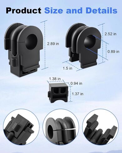 K201298 Suspension Stabilizer Bar Bushing Fit for Nissan Rogue 2008-2013 Rogue Select 2014-2015 Rogue Sport 2017-2020 Juke 2011-2017 Qashqai 2017-2020, 54613JG03A 54613JG03B in Kuwait