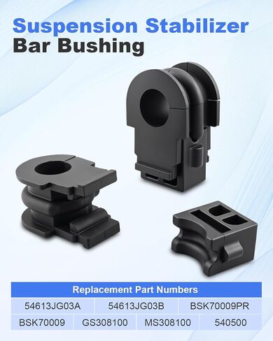 K201298 Suspension Stabilizer Bar Bushing Fit for Nissan Rogue 2008-2013 Rogue Select 2014-2015 Rogue Sport 2017-2020 Juke 2011-2017 Qashqai 2017-2020, 54613JG03A 54613JG03B in Kuwait