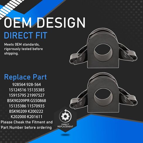928564 Front Suspension Stabilizer Bar Bushing Kit Compatible With 2007-2020 Cadillac Escalade Chevy Avalanche Silverado Tahoe GMC Sierra 1500 Yukon Replaces 928-564 15124516 15135385 in Saudi Arabia