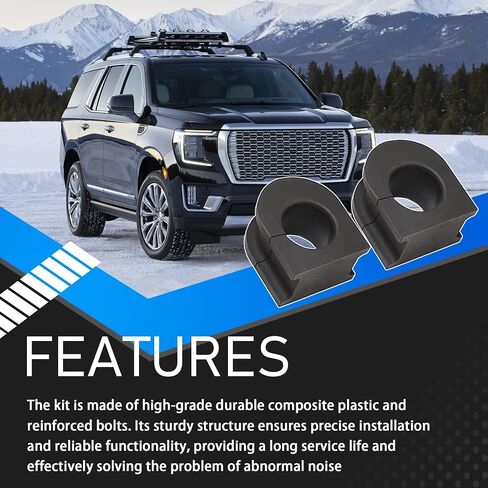 928564 Front Suspension Stabilizer Bar Bushing Kit Compatible With 2007-2020 Cadillac Escalade Chevy Avalanche Silverado Tahoe GMC Sierra 1500 Yukon Replaces 928-564 15124516 15135385 in Saudi Arabia