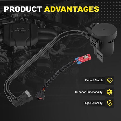 20907779 Vapor Canister Vent Solenoid Valve Compatible with 2004-2012 Chevy Colorado, GMC Canyon, 2006-2010 H3/H3T - Replaces 20907779, 10386359, 911-070, 25948082, Includes Hose in Saudi Arabia