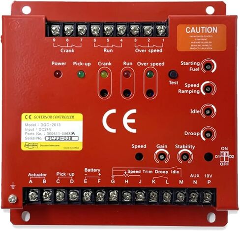 DGC-2013 وحدة تحكم سرعة المولد 300611-00683 محافظ السرعة الحمراء لوحة تحكم سرعة محرك الديزل in Saudi Arabia