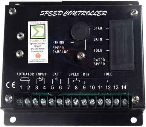 S6700E Generator Engine Speed Controller Governor Actuator Control Module Motor Panel Power Generator Accessories in Saudi Arabia