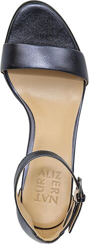 Naturalizer Women's Galaxy Sandal, Black Satin, 8 in Saudi Arabia