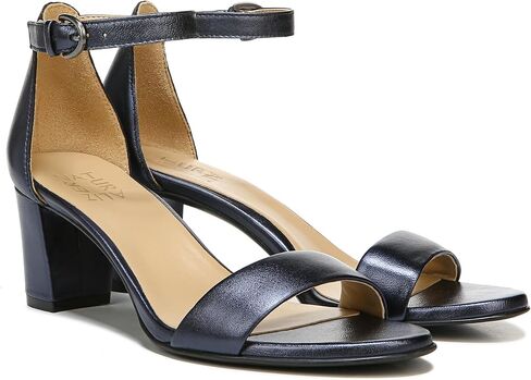 Naturalizer Women's Galaxy Sandal, Black Satin, 8 in Saudi Arabia