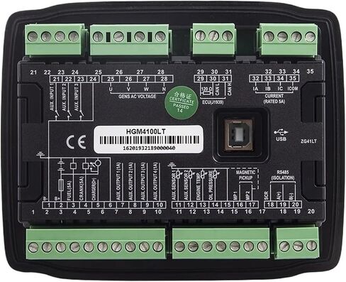 HGM4100LT AMF Diesel Generator Controller Module Remote Signal Auto Start Stop Monitor Control Panel USB RS485 Interface DC8-35v in Saudi Arabia