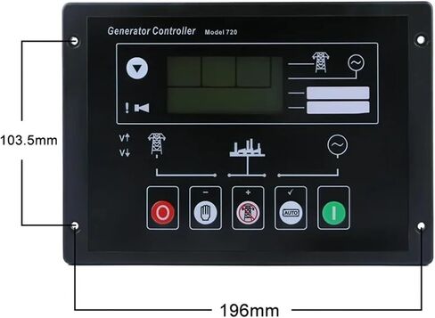 Replace DSE720 Auto Start Diesel Generator Controller Module AMF Alternator Protecting Control Board Genset Parts in Saudi Arabia
