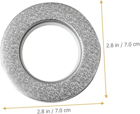 Zerodeko 6pcs Drapery Grommet Curtain Rings No Drill Bay Window Curtain Hooks Easy Install Drapes Accessories in Saudi Arabia