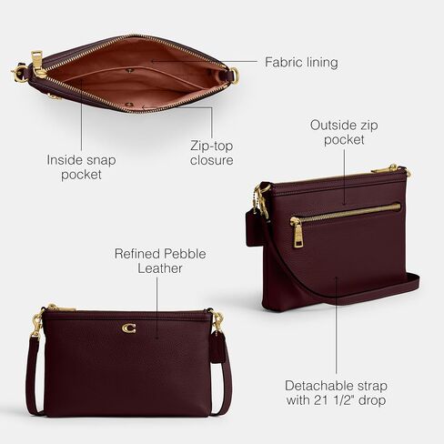 حقيبة كروس ليجاسي بسحاب علوي من كوتش in Kuwait