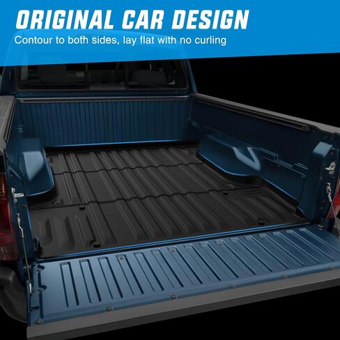 Nilight Trunk Bed Mat for 2022-2024 Toyota Tundra CrewMax Cab 5.5 Ft Accessories, TPE Heavy Duty, All Weather Pickup Car TPE Bed Liner, Black in Saudi Arabia