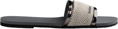 صندل نسائي من Havaianas You Rio Flip Flops بشريط على شكل حرف T - أزرق مائي، 9.5 in Kuwait