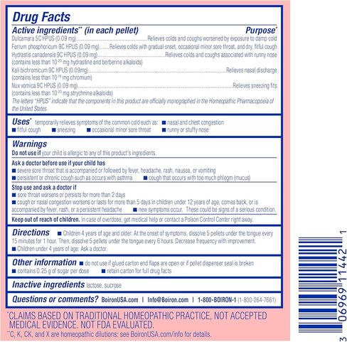 Chestal Kids Cold & Cough Pellets for Nasal & Chest Congestion, Fitful Cough, Sneezing, Occasional Minor Sore Throat, and Runny or Stuffy Nose - 2 Count (160 Pellets) in Saudi Arabia