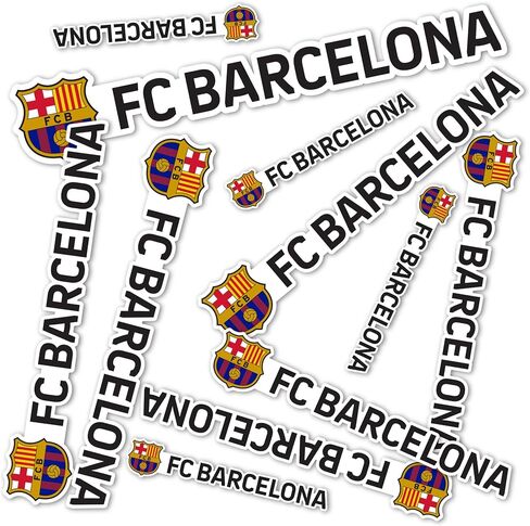 Desert Cactus FC Barcelona Barça Stickers Barça Sheet Vinyl Football Soccer Decal Laptop Water Bottle Car Scrapbook (Type 3-1) in Saudi Arabia