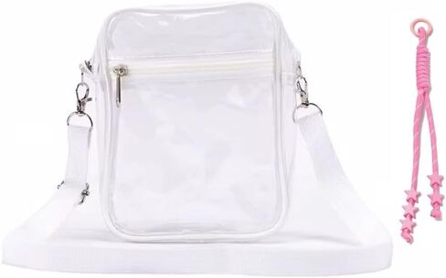 حقيبة Rightlee Clear Crossbody - محفظة شفافة وحقيبة مراسلة معتمدة من الاستاد للحفلات الموسيقية والرياضة والسفر in Kuwait