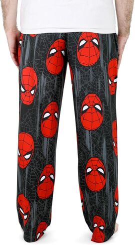Marvel Comics Spiderman Pj Pants for Men, Performance Spiderman Pajama Pants for Adults, Character Pjs, Large in Saudi Arabia