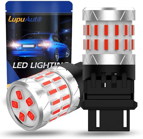 3157 مصابيح LED بيضاء، 3056 3057 3047 لمبة LED لأضواء الفرامل، مصابيح عكسية احتياطية، مصابيح خلفية، حزمة من 2 in Kuwait